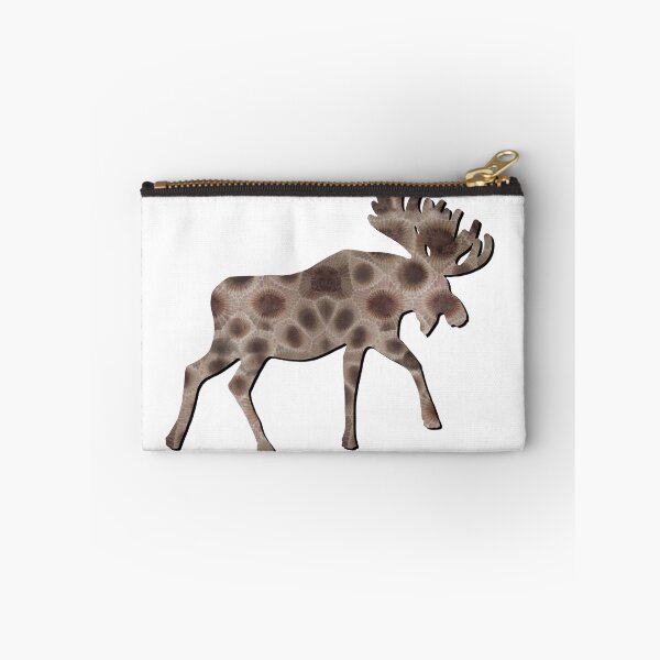 Item preview, Moose silhouette, Petoskey stones,Michigan state stone,  I heart the Great Lakes designed and sold by hollycooper.