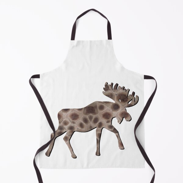 Item preview, Moose silhouette, Petoskey stones,Michigan state stone, I heart the Great Lakes designed and sold by hollycooper.