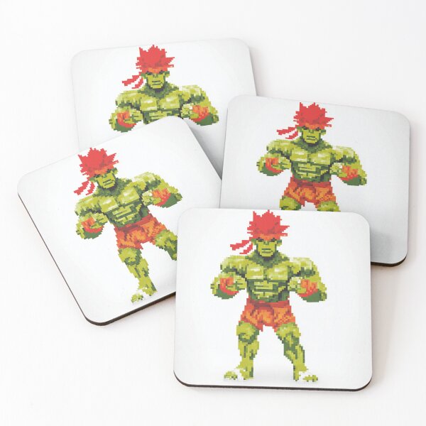 Item preview, Blanka Pixel Art – Retro Street Fighter Tribute designed and sold by Pixel8Prints.