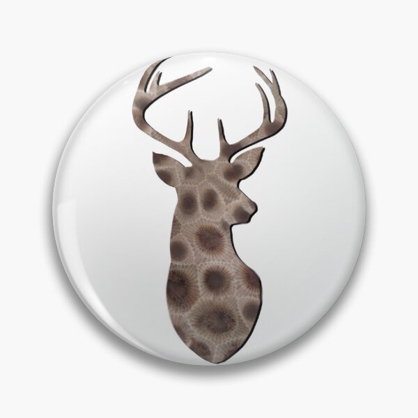 Item preview, Petoskey stone pattern, deer silhouette, the Great Lake State, Michigan state stone designed and sold by hollycooper.