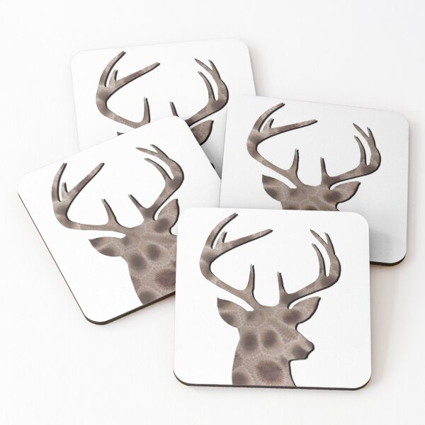 Item preview, Petoskey stone pattern, deer silhouette, the Great Lake State, Michigan state stone designed and sold by hollycooper.