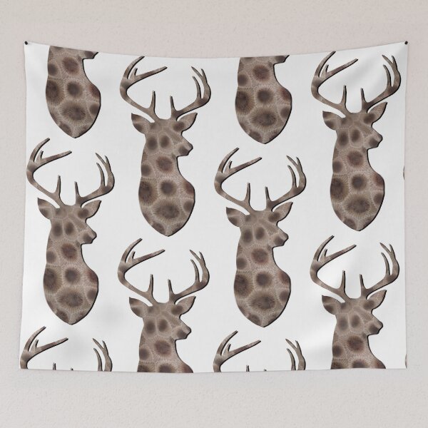 Item preview, Petoskey stone pattern, deer silhouette, the Great Lake State, Michigan state stone designed and sold by hollycooper.