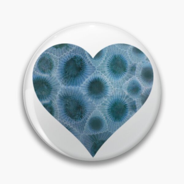 Item preview, Blue Petoskey stone heart pattern, the Great Lake state, Michigan stone | Michigander  designed and sold by hollycooper.