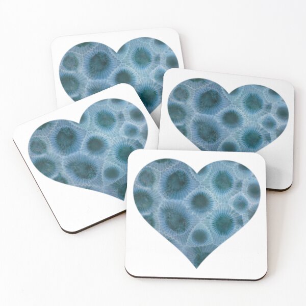 Item preview, Blue Petoskey stone heart pattern, the Great Lake state, Michigan stone | Michigander  designed and sold by hollycooper.