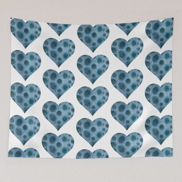 Item preview, Blue Petoskey stone heart pattern, the Great Lake state, Michigan stone | Michigander  designed and sold by hollycooper.