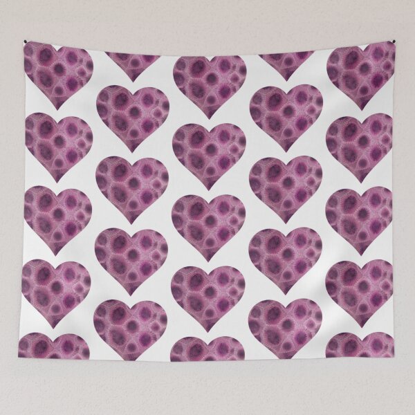 Item preview, Pink Petoskey stone heart pattern, the Great Lake state, Michigan stone | Michigander  designed and sold by hollycooper.