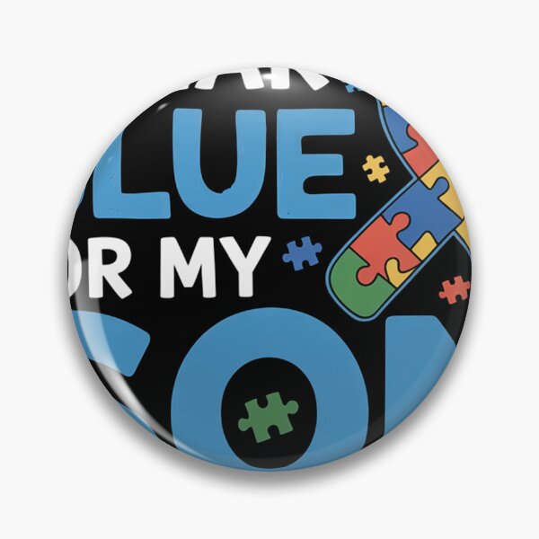 Item preview, I Wear Blue For My Son Autism Awareness Mom Dad Parents 2 designed and sold by tiekanamac.