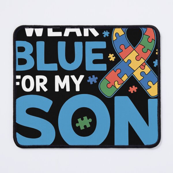 Item preview, I Wear Blue For My Son Autism Awareness Mom Dad Parents 2 designed and sold by tiekanamac.