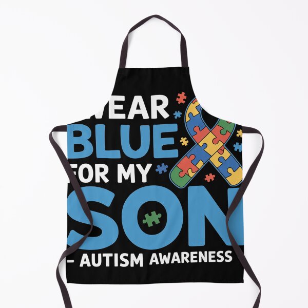 Item preview, I Wear Blue For My Son Autism Awareness Mom Dad Parents 2 designed and sold by tiekanamac.