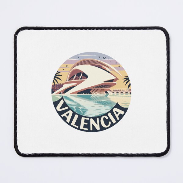 Item preview, Valencia Spain- Palau de les Arts Reina Sofía - Retro Travel Design designed and sold by CircinusStore.