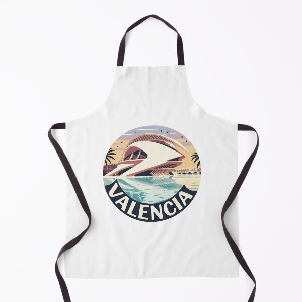 Item preview, Valencia Spain- Palau de les Arts Reina Sofía - Retro Travel Design designed and sold by CircinusStore.