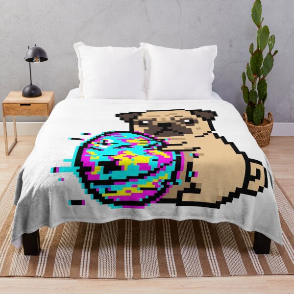 Item preview, Digital Pug with Easter Egg designed and sold by Christopher Faxon.