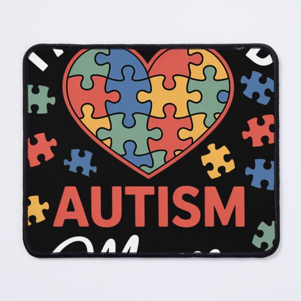 Item preview, I_m A Proud Mom Autism Awareness Autistic Heart Son Daughter designed and sold by tiekanamac.
