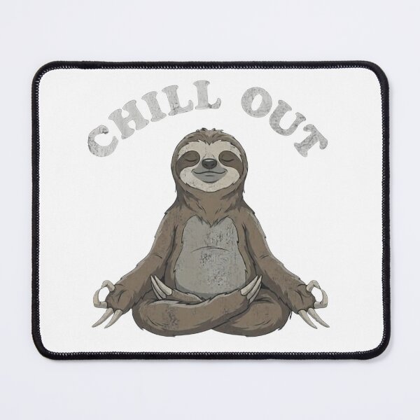 Item preview, Chill Out Sloth Graphic - Relaxed Sloth Meditation Design designed and sold by Fluidic-Space.