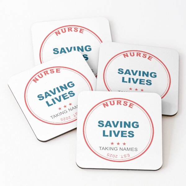 Item preview, Nurse Badge Vintage Design Saving Lives designed and sold by markify.
