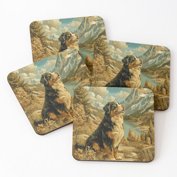Item preview, Bernese Mountain Dog in a Mountain Landscape designed and sold by PetsArt.