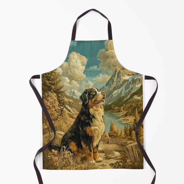 Item preview, Bernese Mountain Dog in a Mountain Landscape designed and sold by PetsArt.