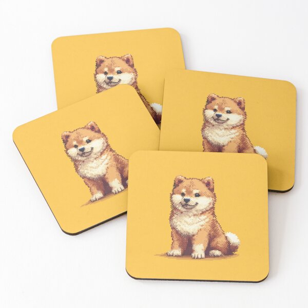 Item preview, Shiba Inu Pixel Art – Cute Retro Dog Design designed and sold by Pixel8Prints.