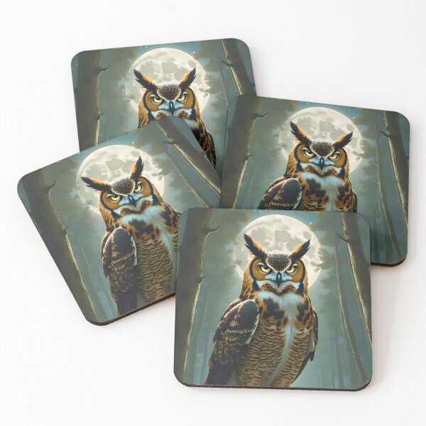 Item preview, Owl and moonlight designed and sold by Creative Visualize.