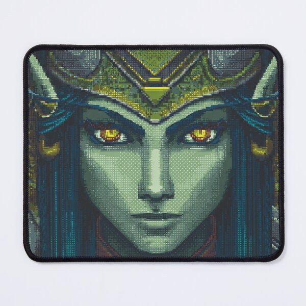 Item preview, Female Goblin Pixel Art – World of Warcraft inspired designed and sold by Pixel8Prints.