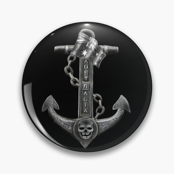 Item preview, Fortune Favors The Bold, Australia distressed Nautical theme, Jolly Roger, skull, metallic anchor illustration  designed and sold by hollycooper.