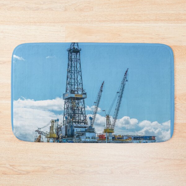 Item preview,  Oil rig  in morning light  designed and sold by Dalyndigital Photography.