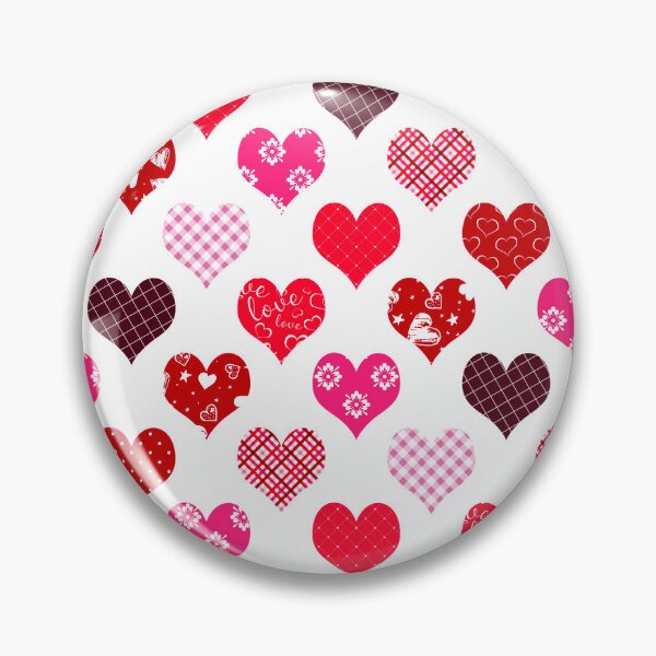 Item preview, Valentine's Red And Pink Heart Designs Charming Pattern designed and sold by DEC02.