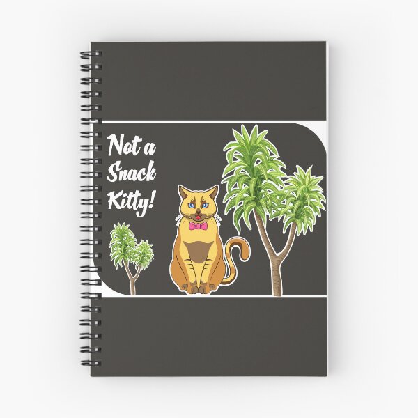 Item preview, Not A Snack Kitty – Dracaena Toxic Plant Warning & Cat Safety Art designed and sold by SP Motif.