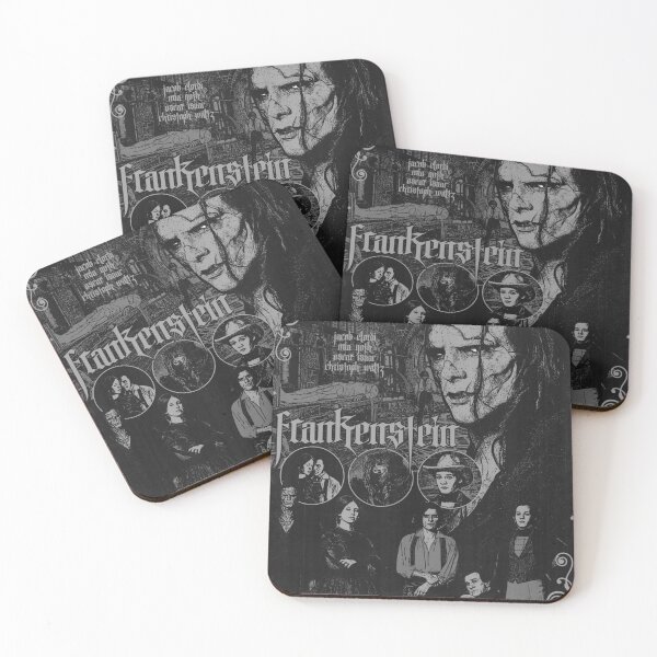 Item preview, Monochrome Frankenstein Collage With Cast Portraits designed and sold by Adronia.