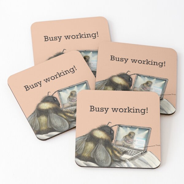 Item preview, Busy working! designed and sold by hambug toons .