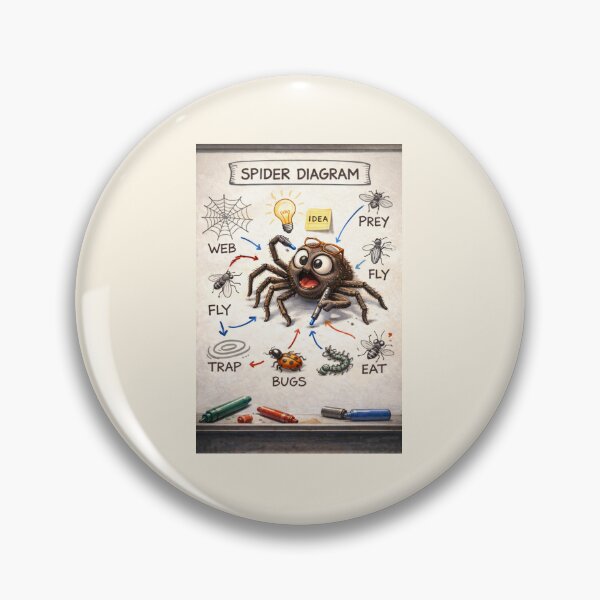 Item preview, Spider Diagram designed and sold by Hornace88studio.