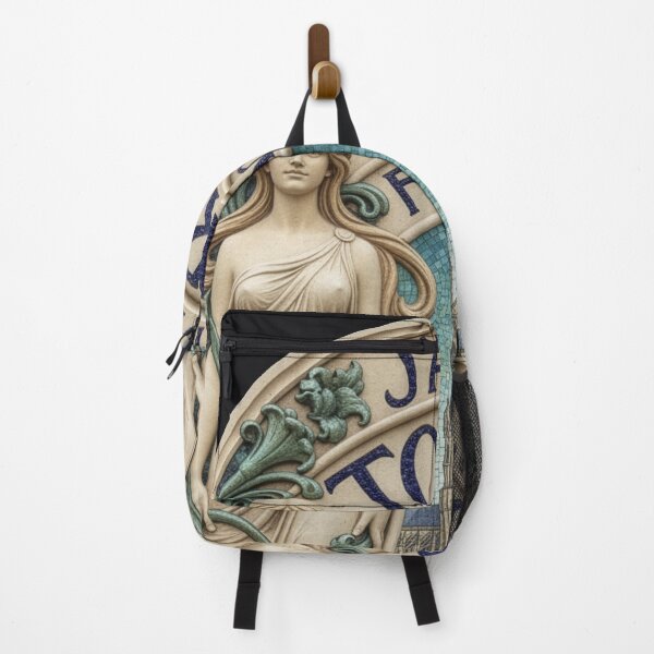 Item preview, J’Aime Tours, France – Art Nouveau Mosaic Poster designed and sold by FrancophileFun.