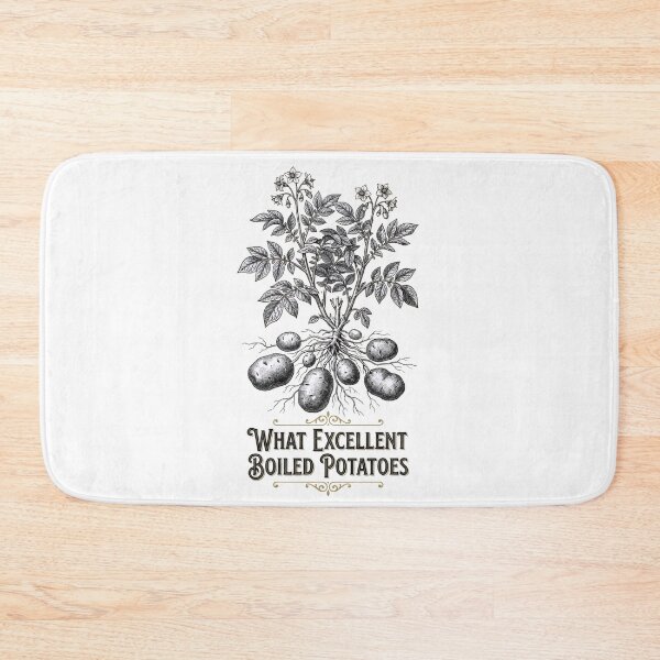 Item preview, What Excellent Boiled Potatoes Botanical Vegetable Drawing designed and sold by Fenay Designs.