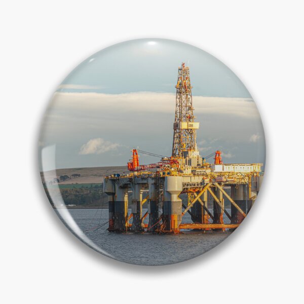 Item preview, Oil rig sunrise in morning light  designed and sold by Dalyndigital Photography.