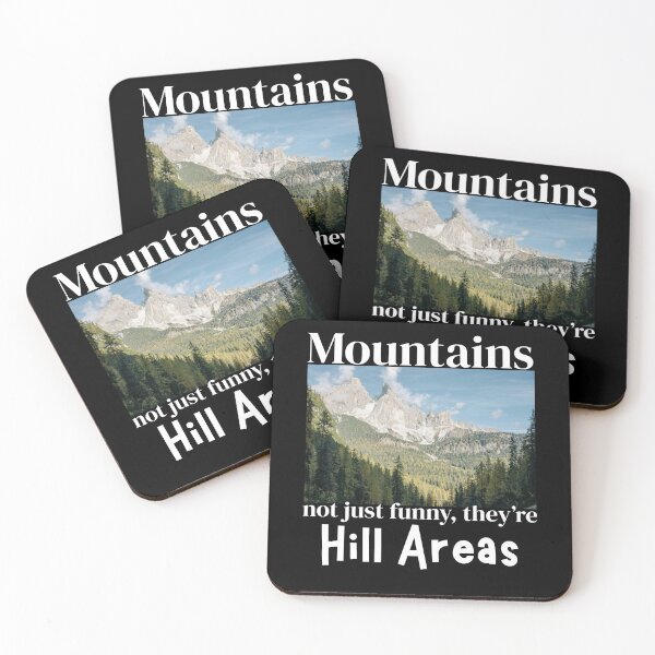 Item preview, Mountains Hilarious Dad Joke Punny Gift designed and sold by Ceramic Scripture.