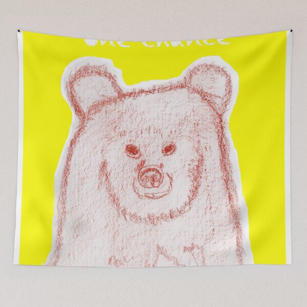 Item preview, bear/yellow designed and sold by YA sisters.