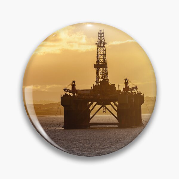 Item preview, Oil rig sunrise designed and sold by Dalyndigital Photography.