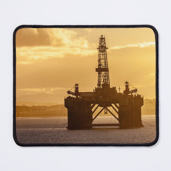 Item preview, Oil rig sunrise designed and sold by Dalyndigital Photography.