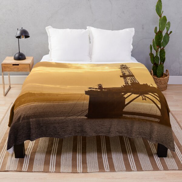 Item preview, Oil rig sunrise designed and sold by Dalyndigital Photography.