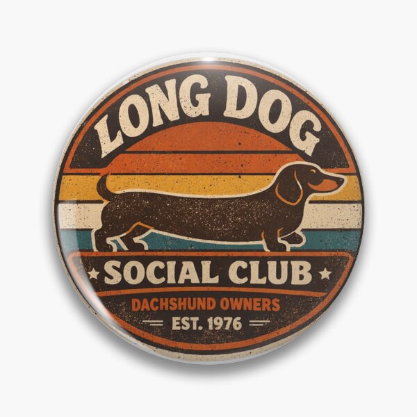 Item preview, Dachsund Owner Social Club - Funny Retro Doxie Dog  designed and sold by Envision Designs.