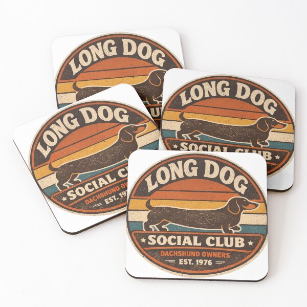 Item preview, Dachsund Owner Social Club - Funny Retro Doxie Dog  designed and sold by Envision Designs.