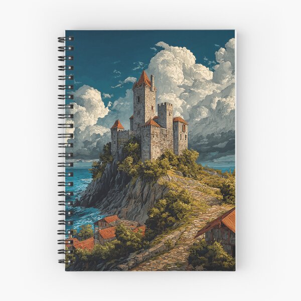 Item preview, Castle on a Cliff by the Sea designed and sold by PetsArt.
