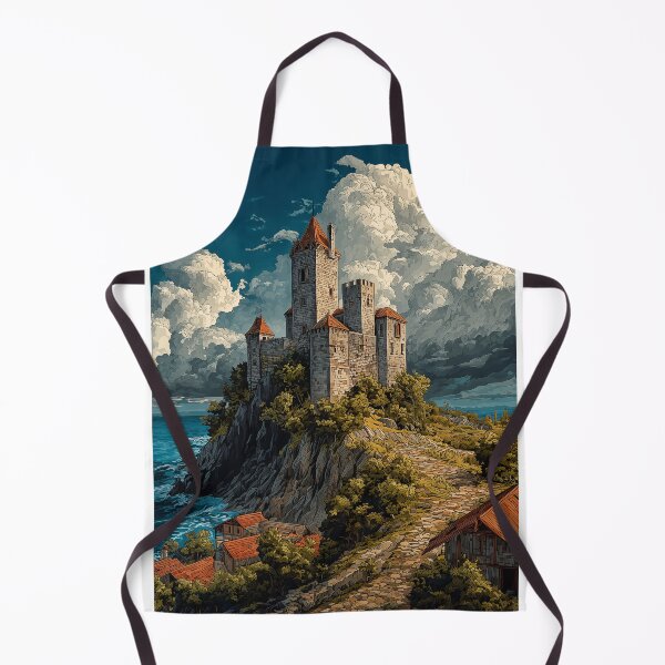 Item preview, Castle on a Cliff by the Sea designed and sold by PetsArt.