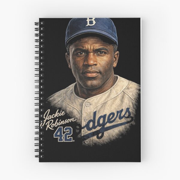 Item preview, Jackie Robinson Dodgers Vintage Portrait Art designed and sold by TheArtOfCar.