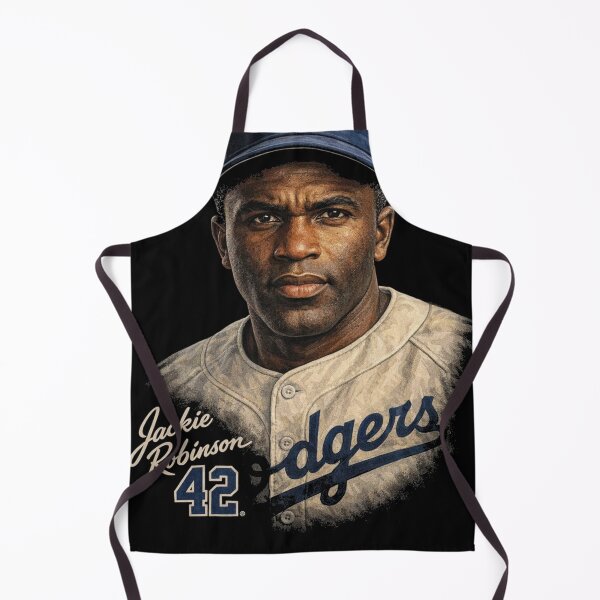 Item preview, Jackie Robinson Dodgers Vintage Portrait Art designed and sold by TheArtOfCar.