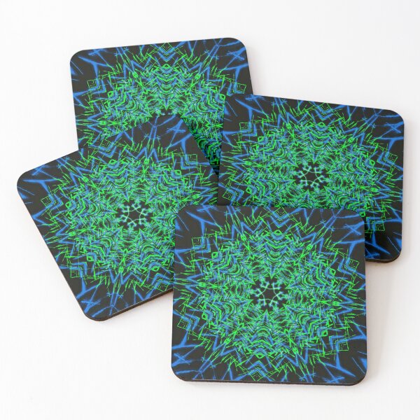 Item preview, Abstract Layered Electric Fractal 16 designed and sold by SXW Designs.