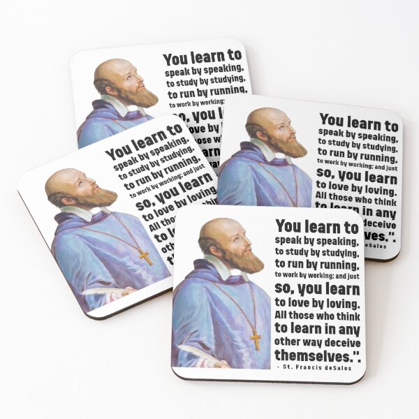 Item preview, St. Francis deSales LOVE designed and sold by Ksolom01.