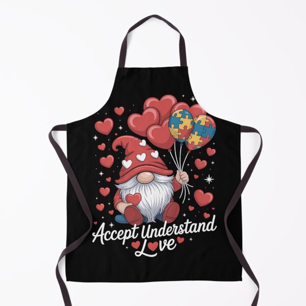 Item preview, Love Accept Understand Valentine Hearts Gnome Proud Autism designed and sold by lilensgavadur.