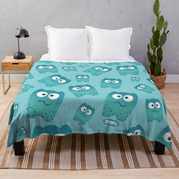Item preview, Bimo OOPS Pattern – Cute Shy Monster | Akronimons designed and sold by Lumiline Creative.