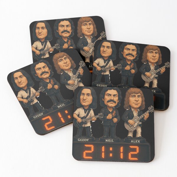 Item preview,  Its Rush Time Rush 2112 Caricature Band Figures  designed and sold by Sakuga-png.